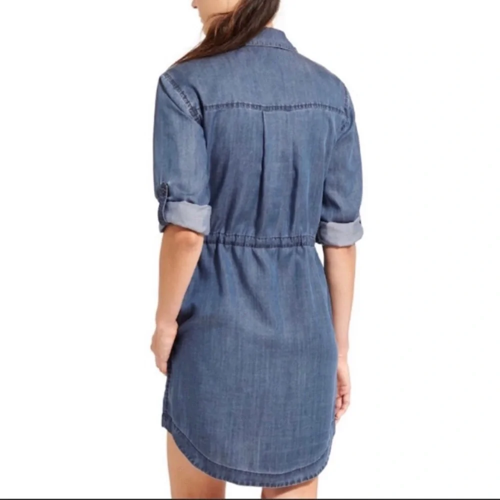 Athleta Denim Shirt Dress - Picture 2 of 9